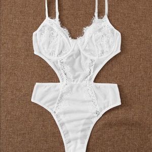 White Lace Body Suit